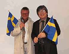Photo, Left; Mr. Hans Gustaf Eek, Right: Horiuchi